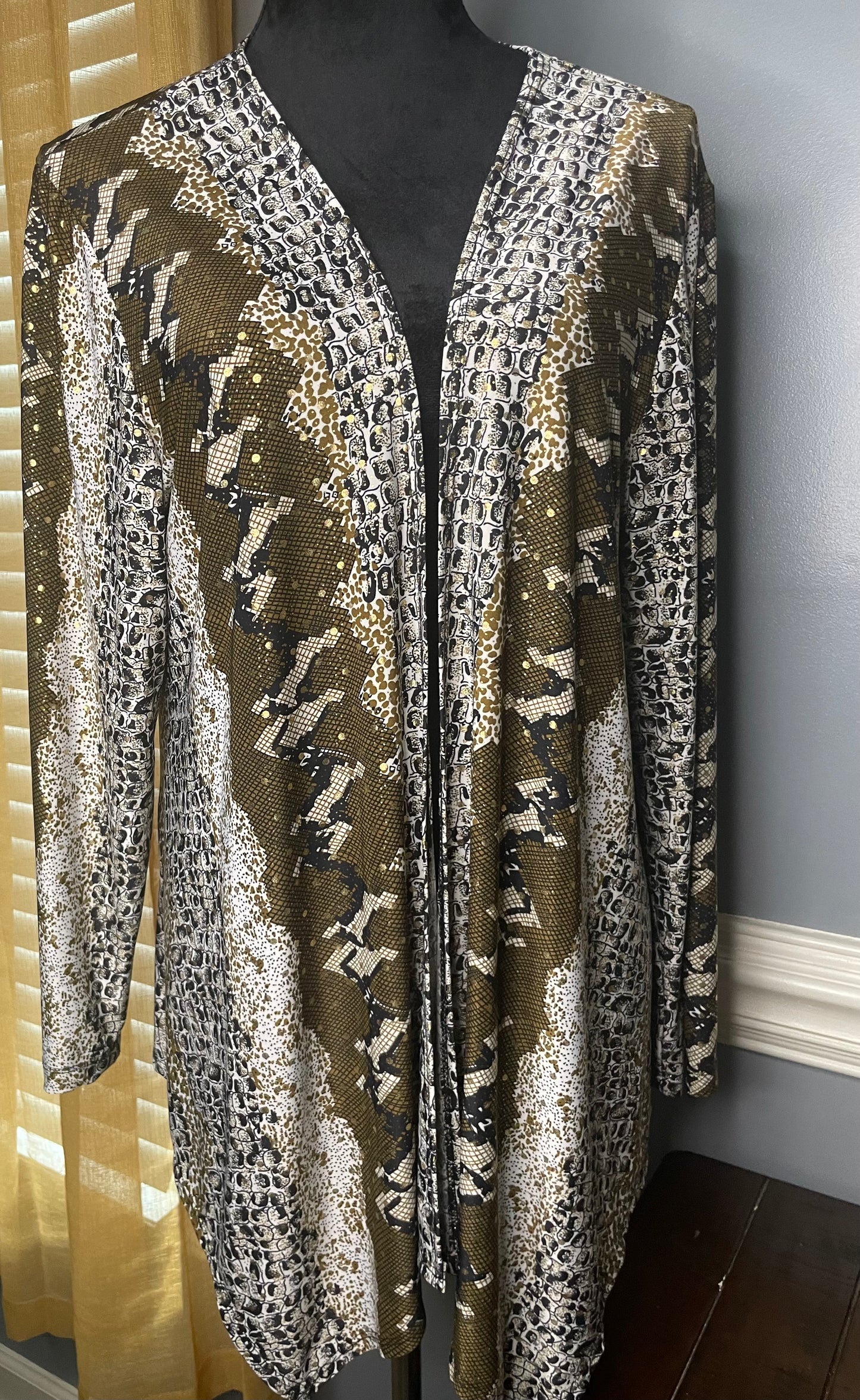 Animal Print Cardigan