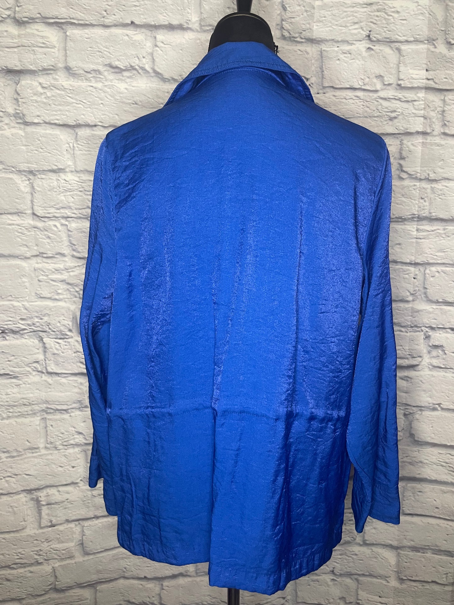 Vintage Southern Lady Blue Metallic Jacket