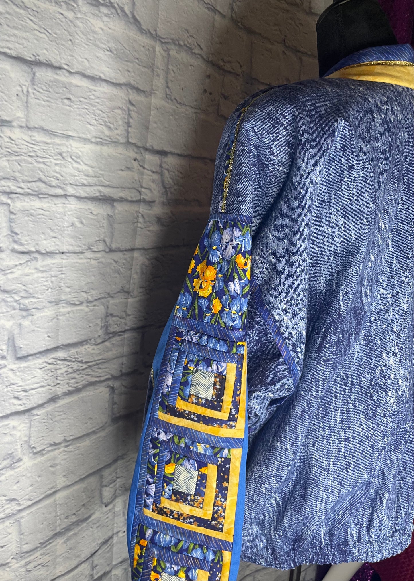Denim Embroidered Jacket