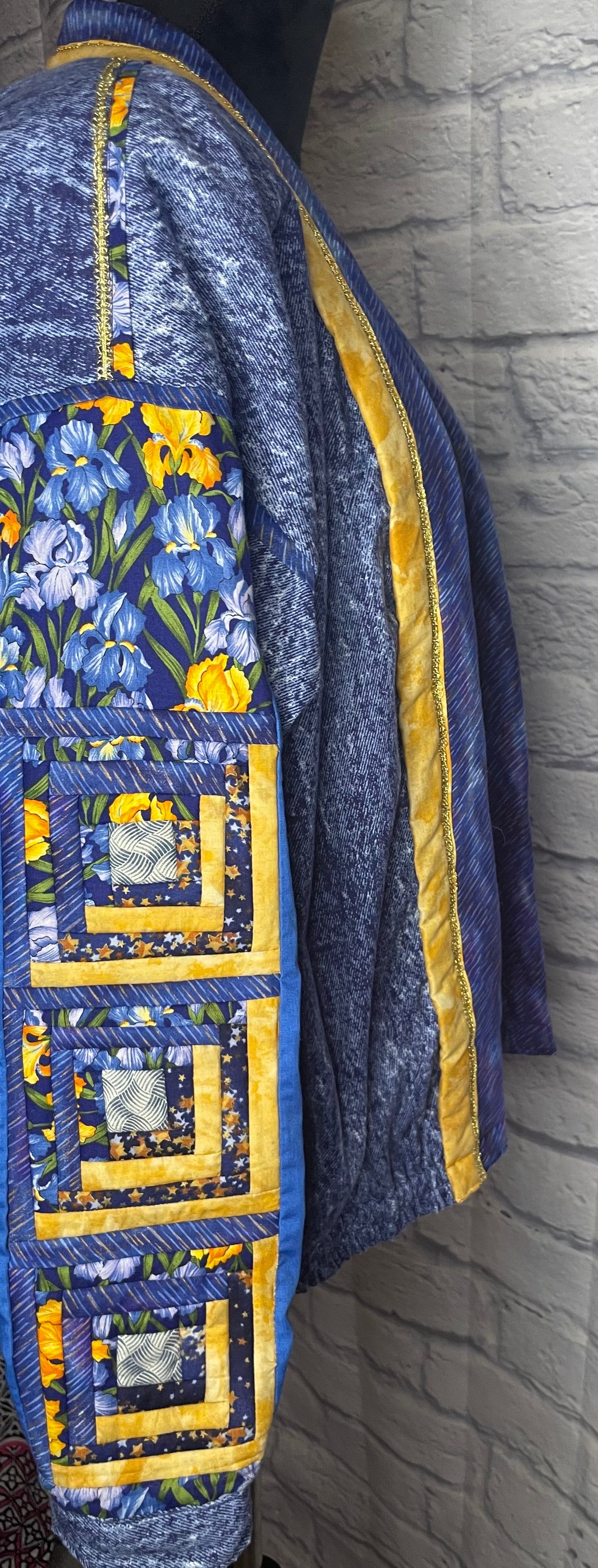 Denim Embroidered Jacket