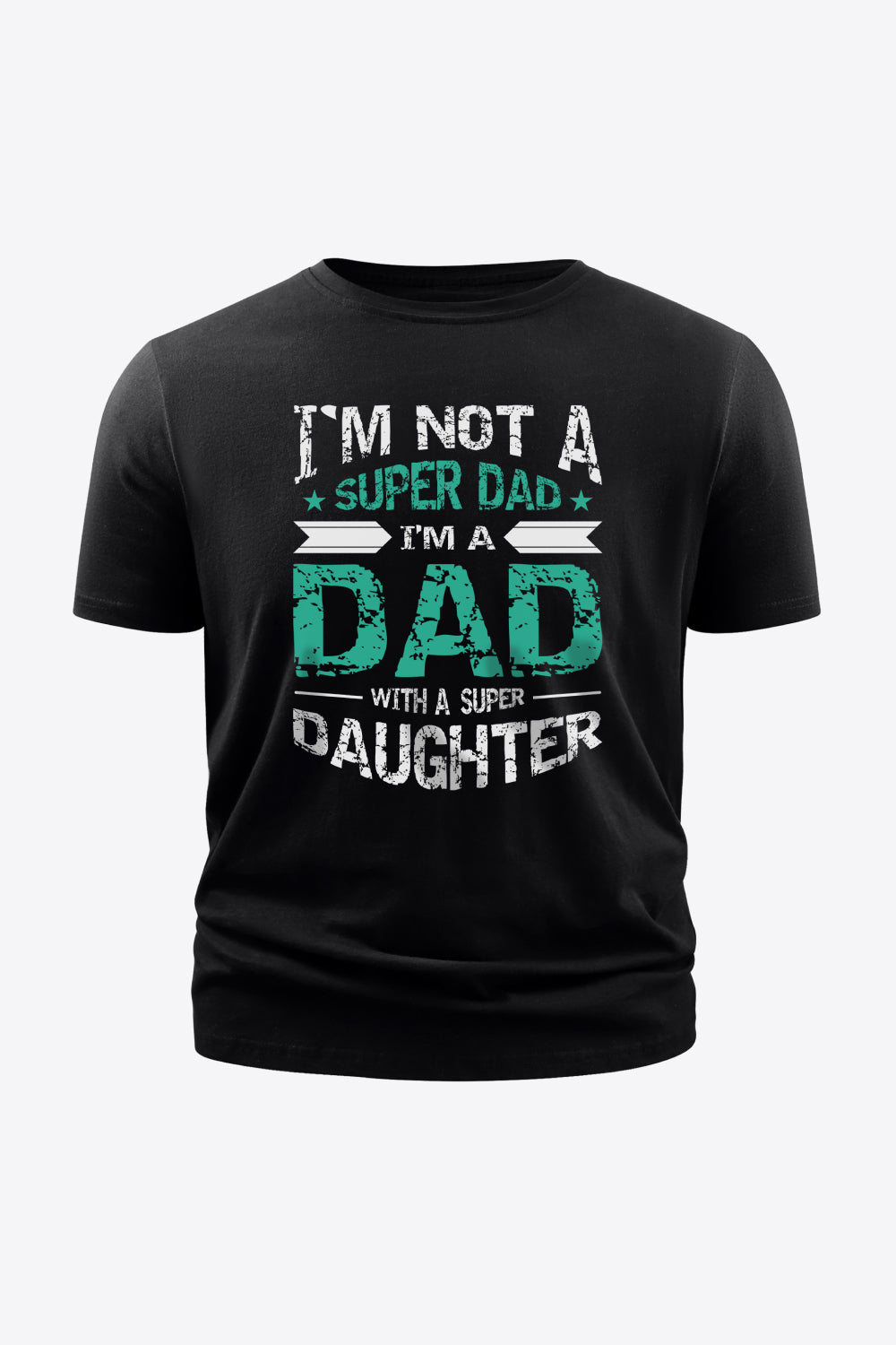 Full Size Slogan Graphic Round Neck Short Sleeve Cotton T-Shirt