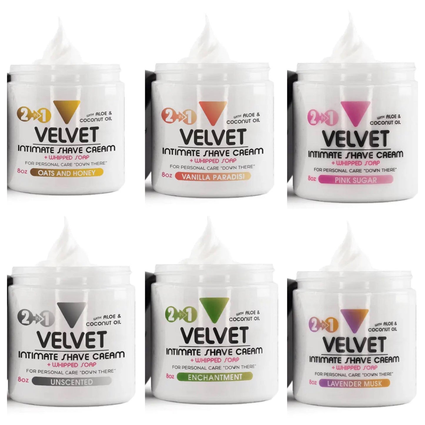 Intimate Shave Cream + Whipped Soap in Assorted Scents