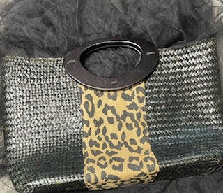 Black/Animal Print Kim Rogers Purse