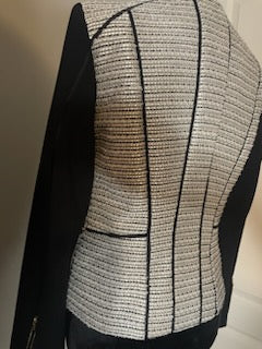 Calvin Klein Tweed Striped Blazer