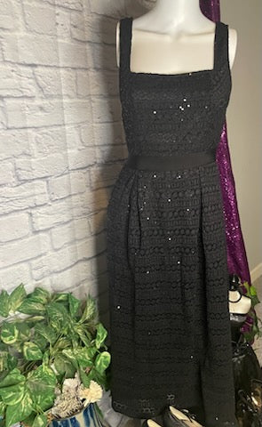Francesca's Black Dress with Sequins