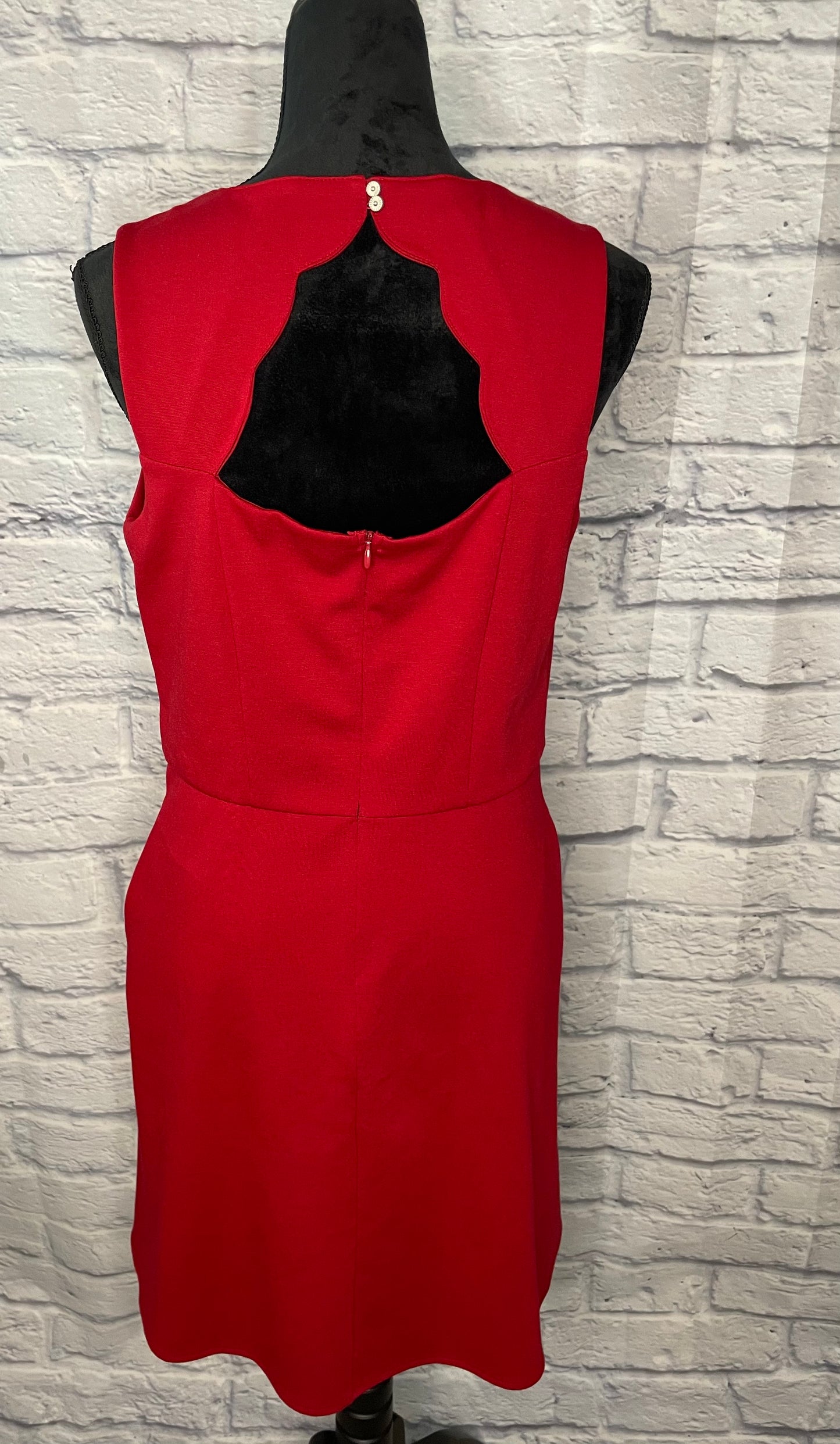 Maurices Red Dress with Pockets