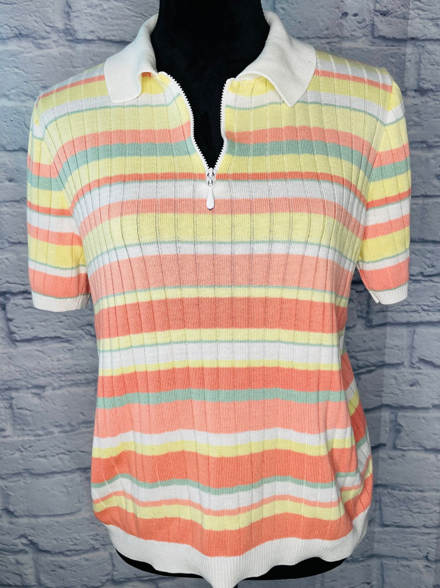 Alfred Dunner Stripe Shirt