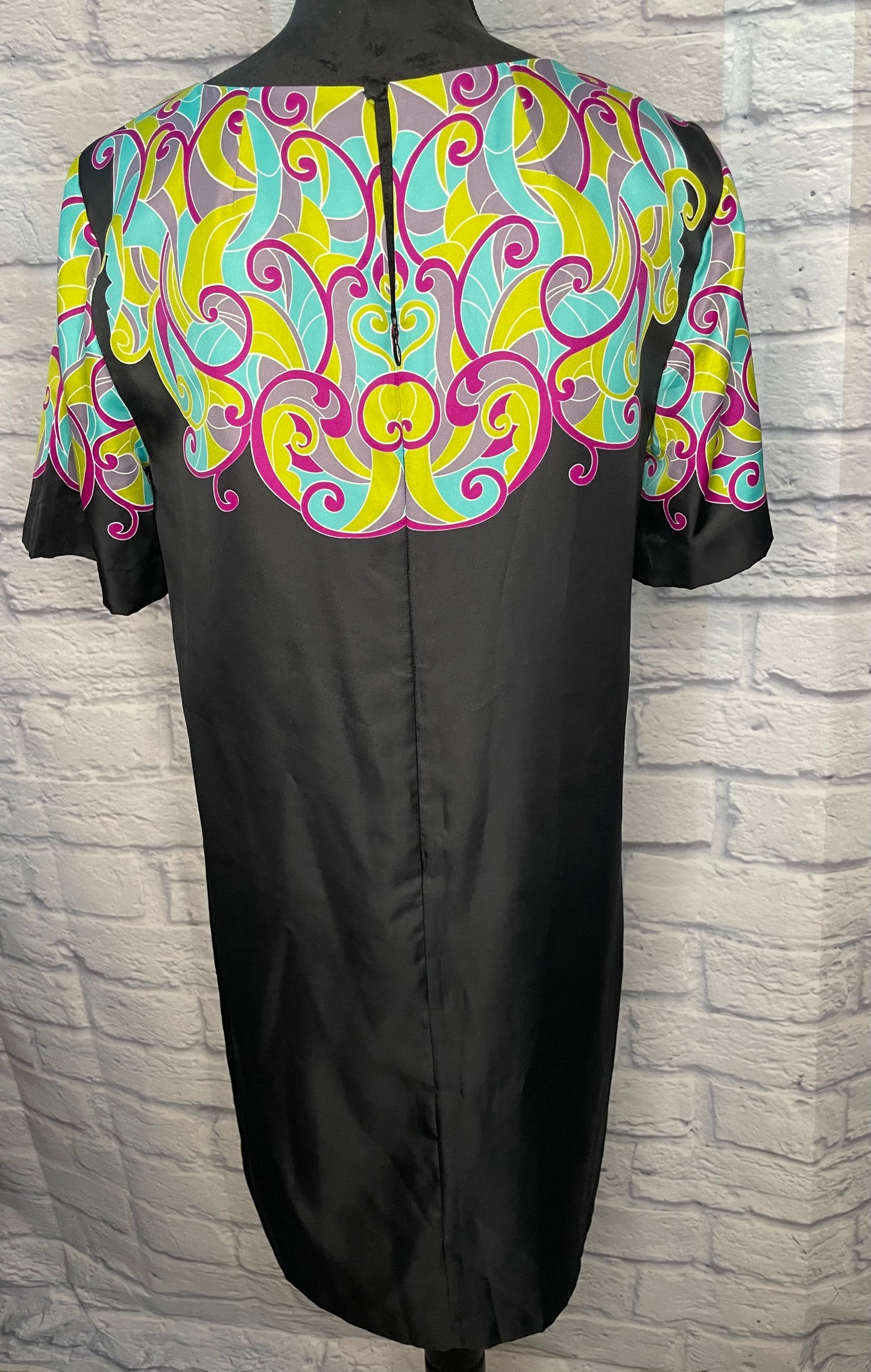 Banana Republic Black/Multi-Print Dress