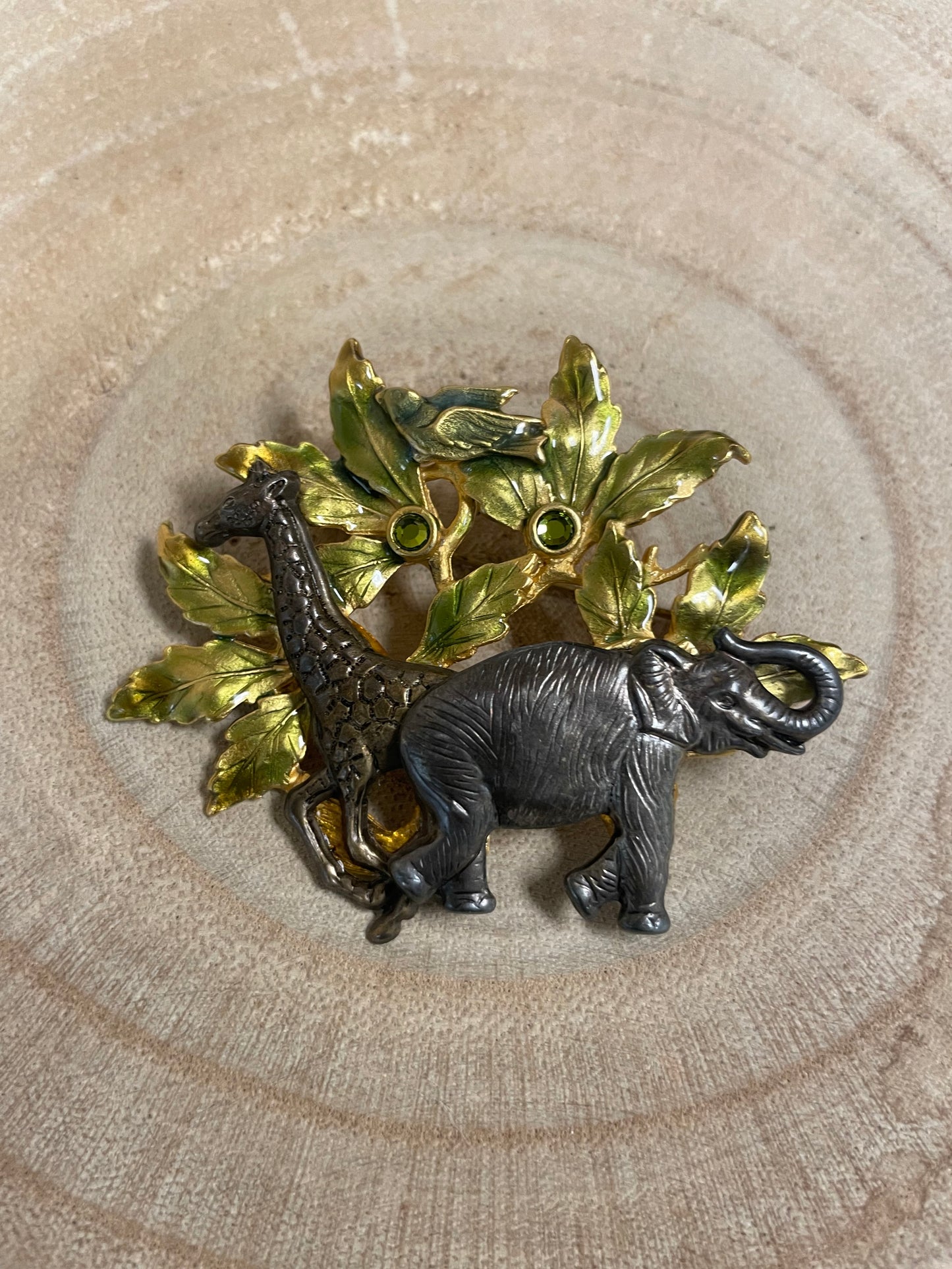 Green/Bronze Safari Pin