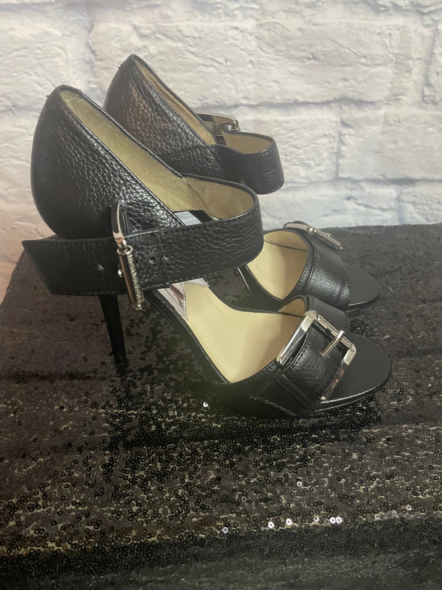 Michael Kors Black Platform Heels