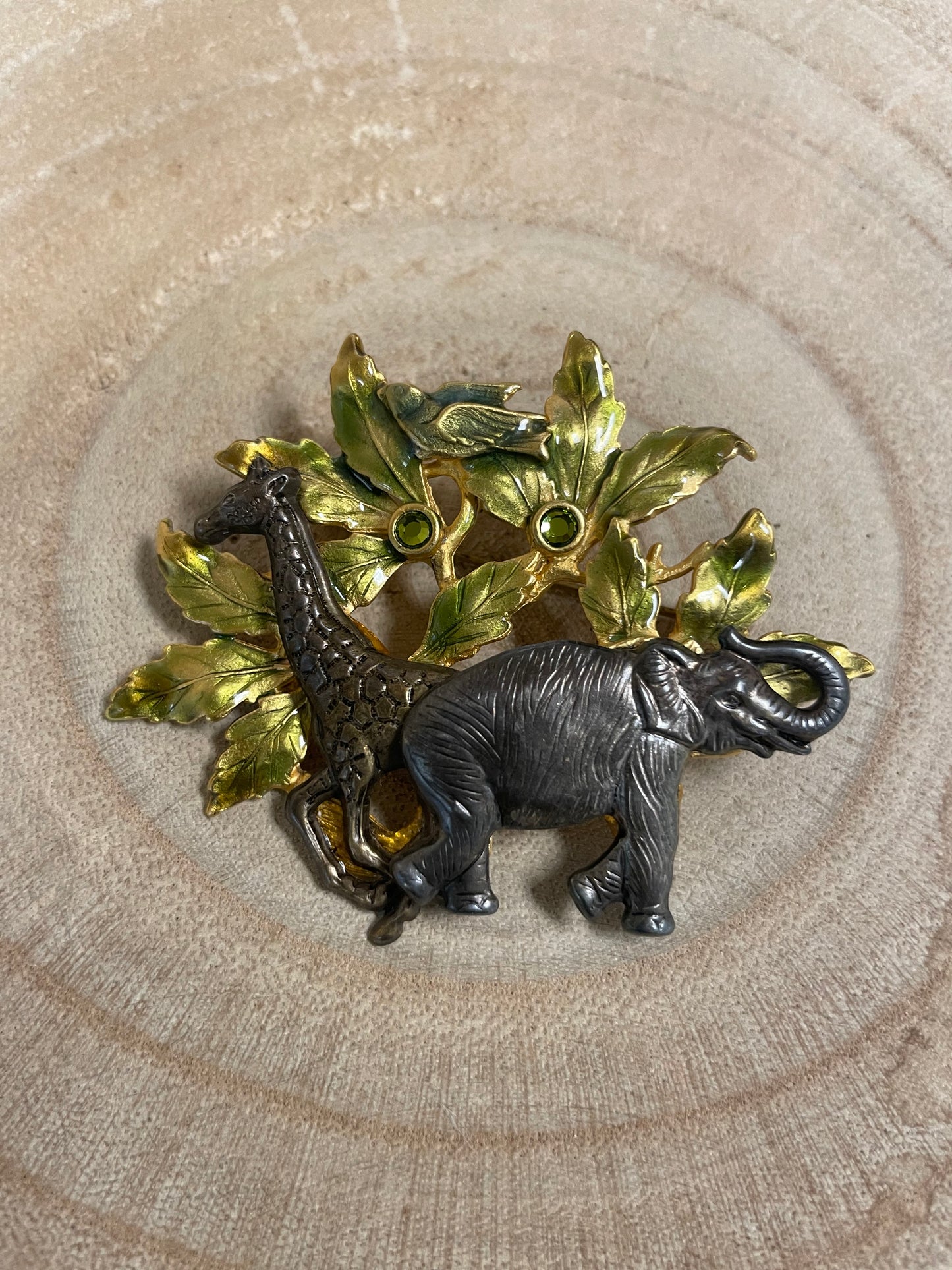 Green/Bronze Safari Pin