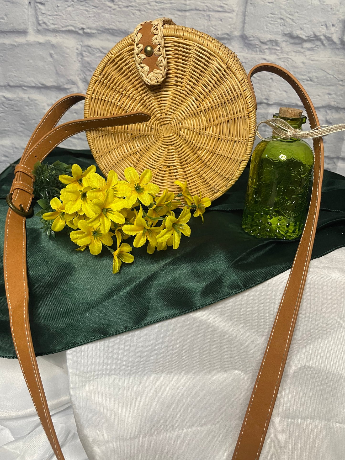 Wicker Canteen Handbag
