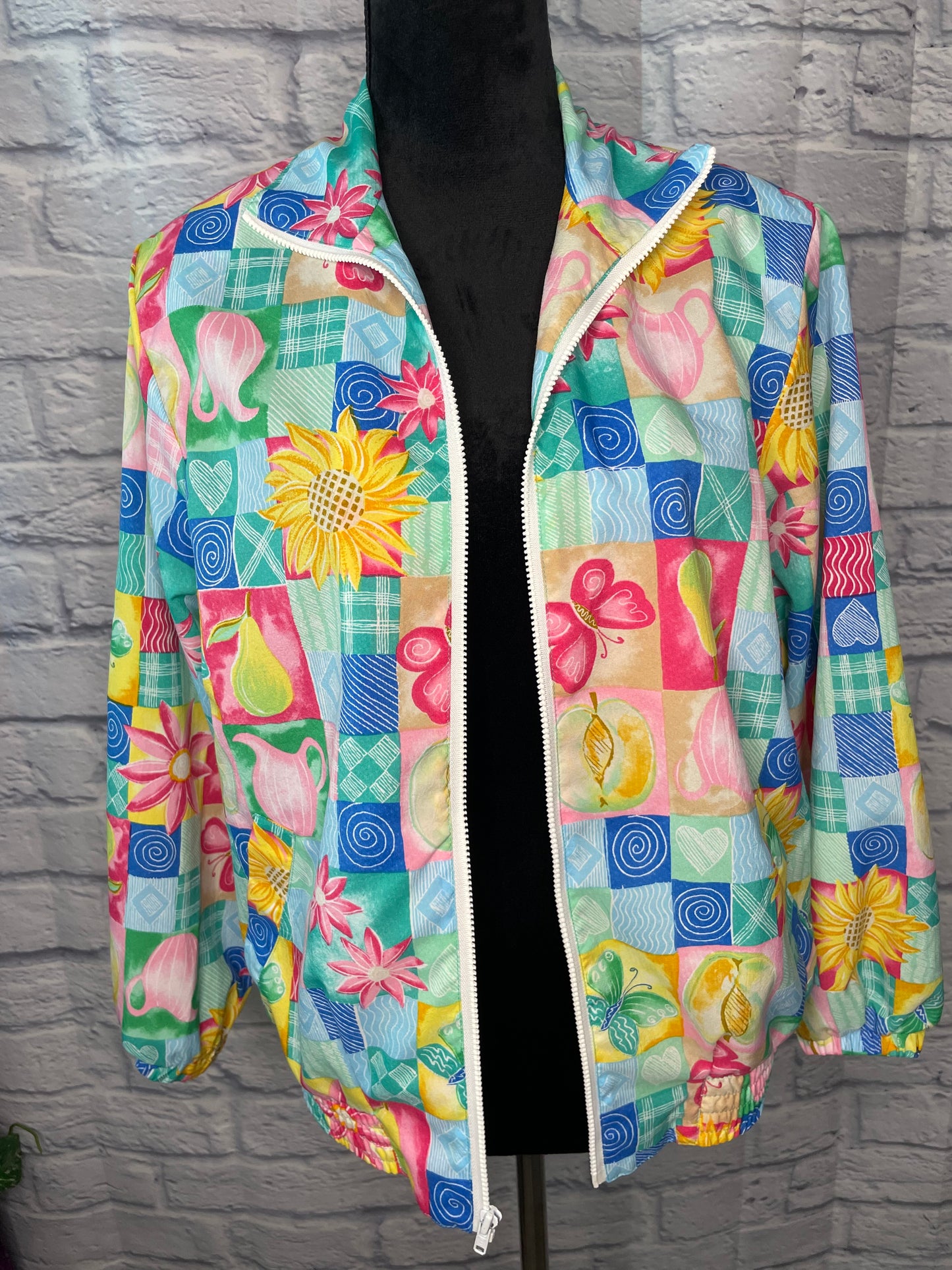 Vintage 1990s Koret Patchwork Bomber Jacket