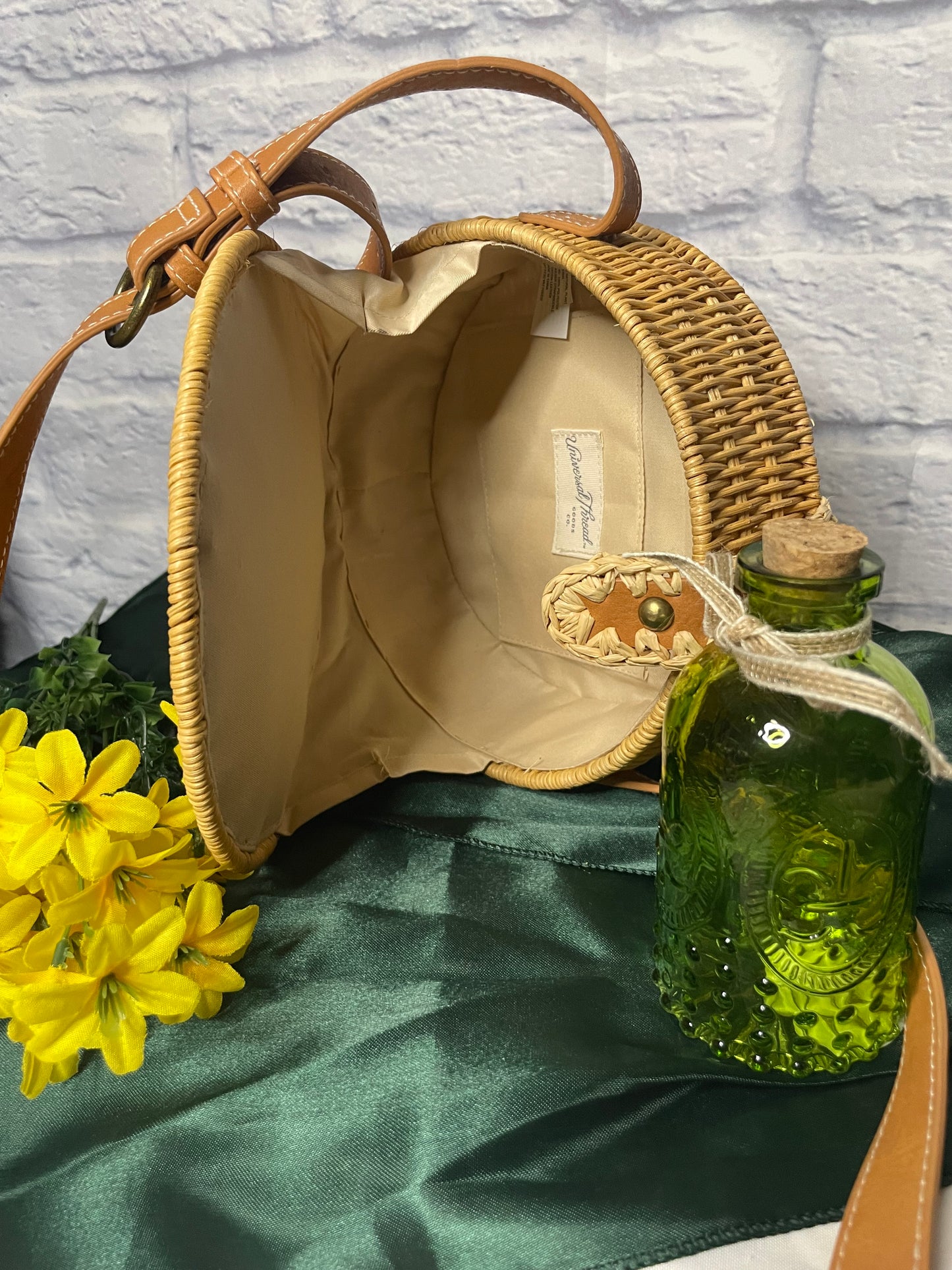 Wicker Canteen Handbag
