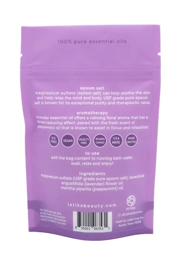 Epsom Bath Soaks in Assorted Scents