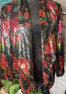 Colleen Lo Collection Sequin Blazer