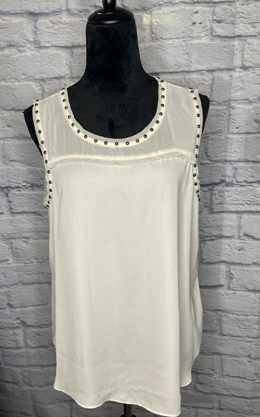 Cream Beaded Blouse