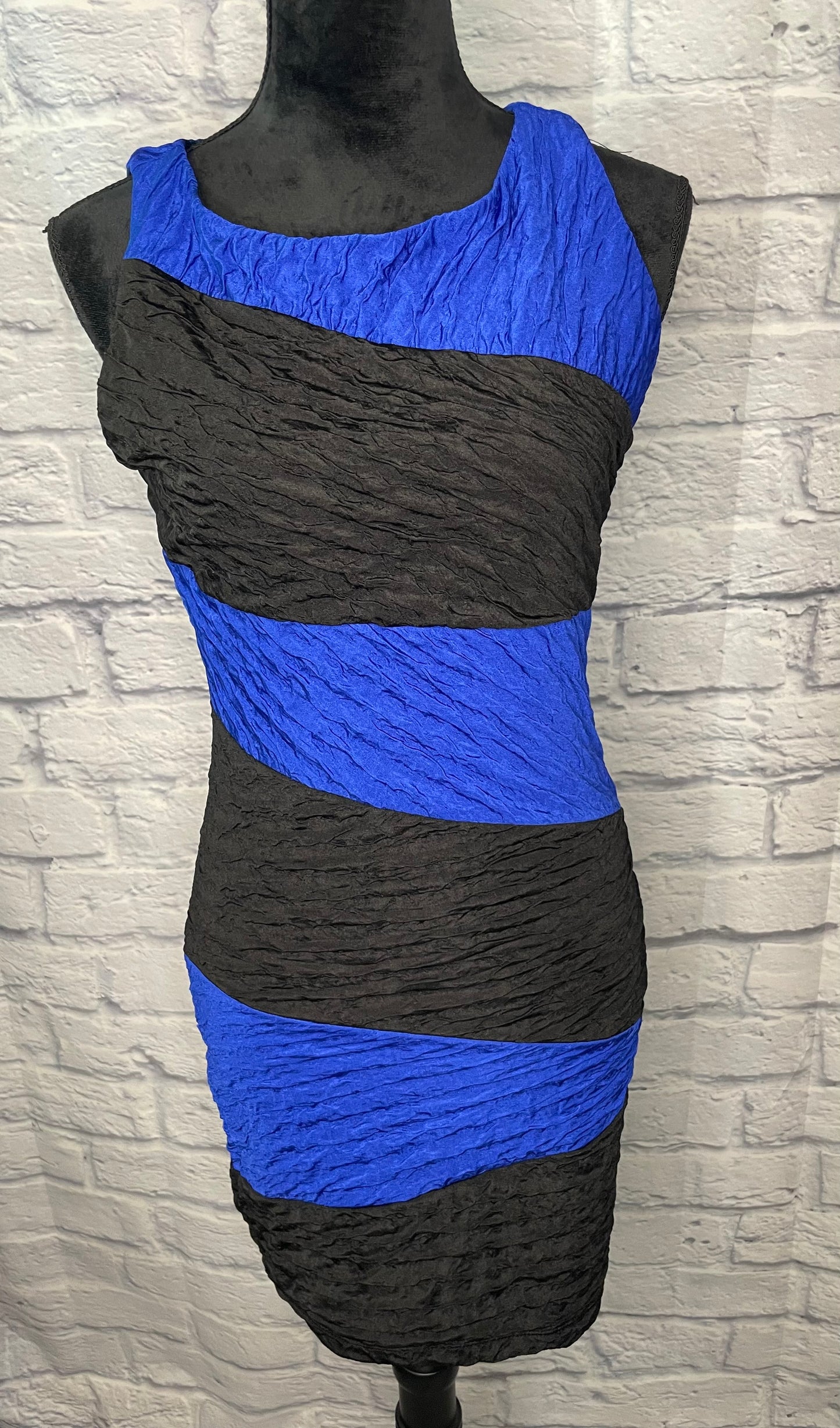 Royal Blue/Black Dress