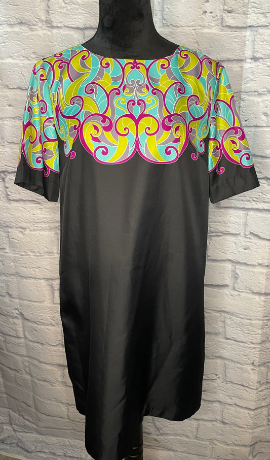 Banana Republic Black/Multi-Print Dress