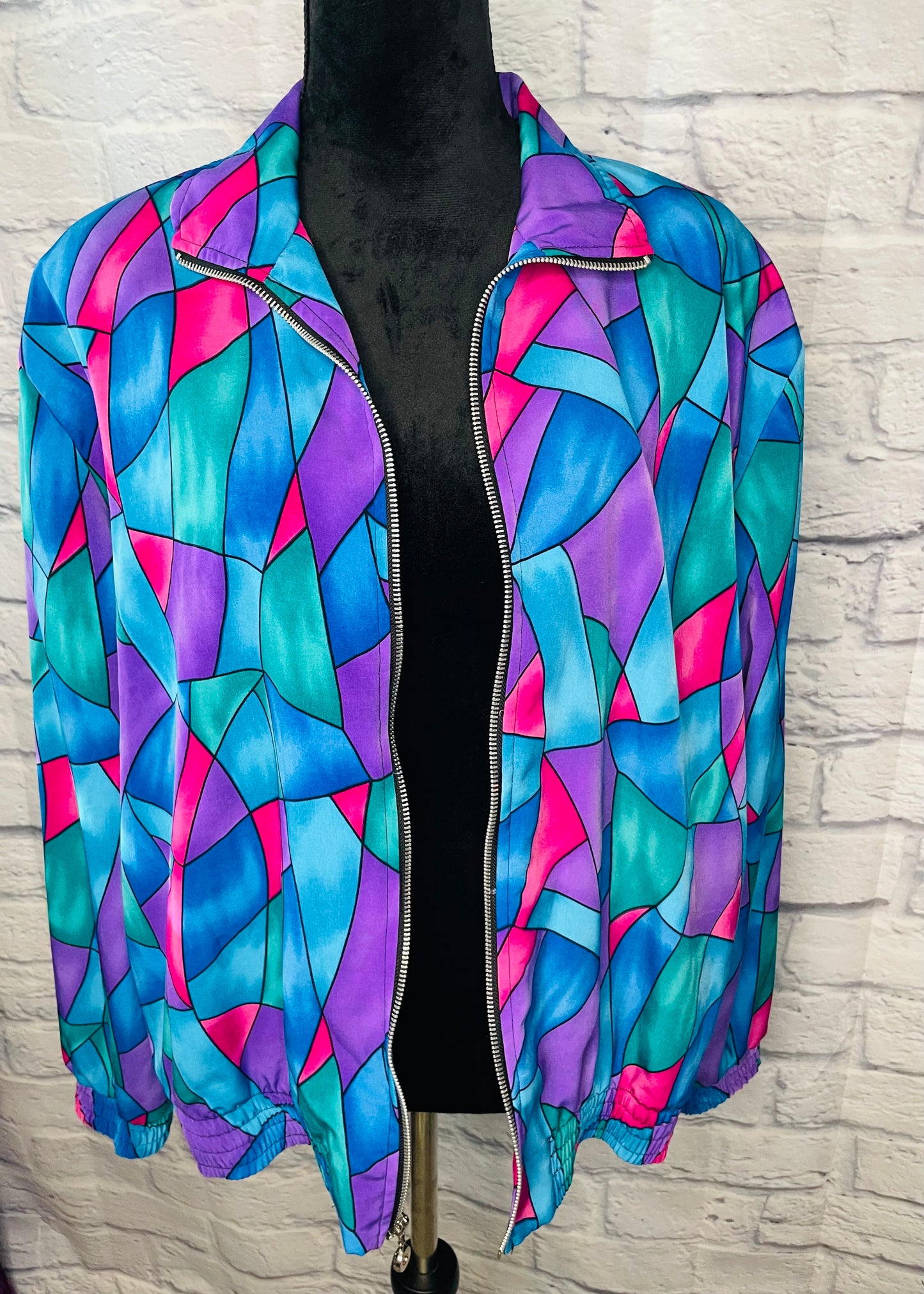 Vintage 1980s/1990s Teddi Multi-Patterned Jacket
