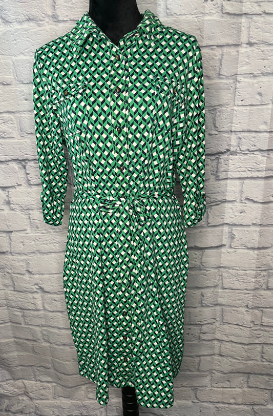 Charter Club Green Pattern Dress